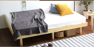 無垢材ベッド