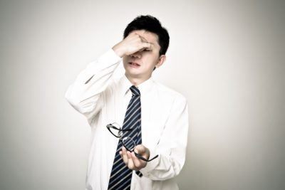 眠いサラリーマン